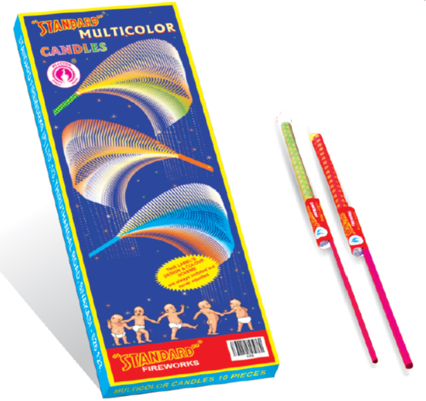 Multi Colo Candles