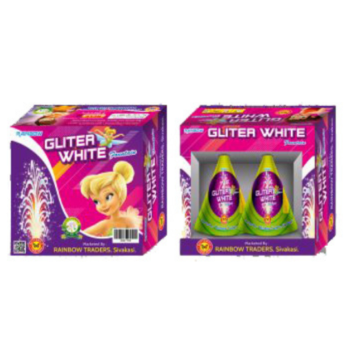 Glitter White Fountain
